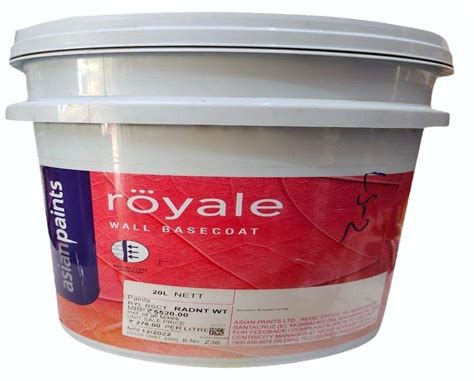 Asian Paints Royale Wall Base Coat Ltr At Best Price In Rajahmundry