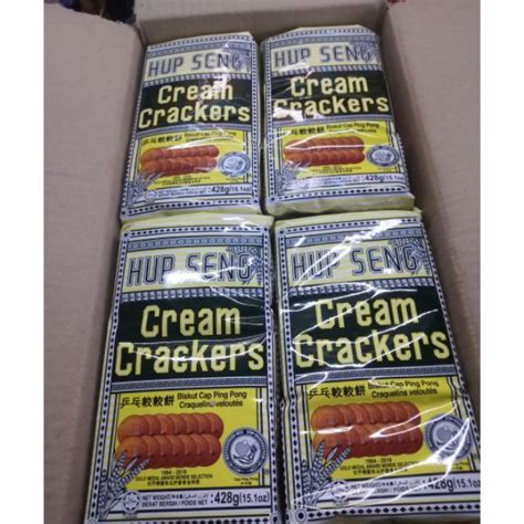 Hup Seng Cream Cracker 428g 12 Shopee Malaysia