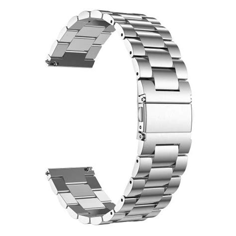 Bracelet De Montre En Acier Inoxydable D Gagement Rapide Silver Pour