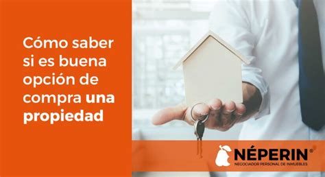 Cómo saber si es buena opción de compra una propiedad Néperin