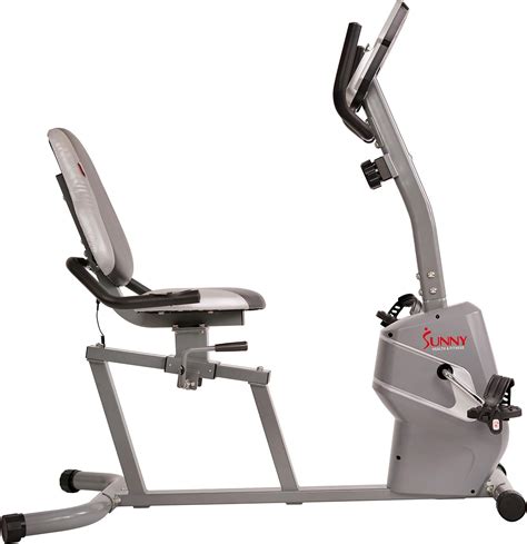 Sunny Health Fitness Bicicleta Est Tica Reclinada Magn Tica Con Asiento