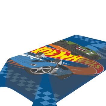 Cobertor Raschel Plus Juvenil Mattel Hot Wheels Race Team Cm X Cm Jolitex Cobertor