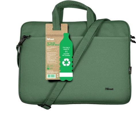 Trust Bologna Slim Eco Taška na notebook 16 zelená AKCIA