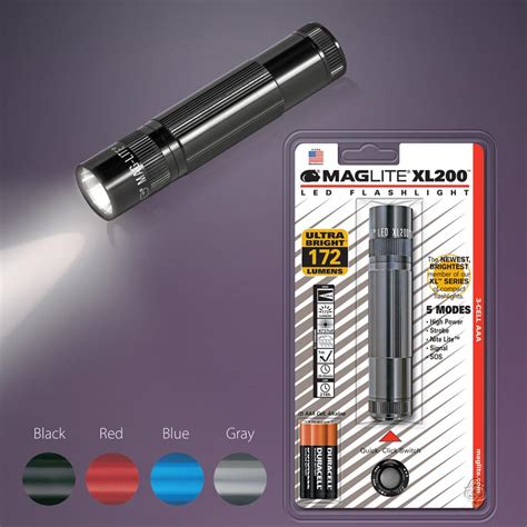 Maglite XL200 LED 3-Cell AAA Flashlight, Black: Amazon.ca: Tools & Home ...