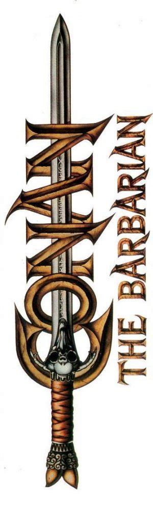 Logo for Conan The Barbarian | Barbarian, Conan the barbarian movie ...