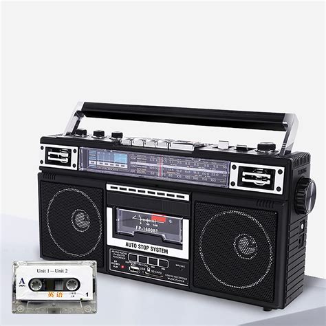 Amhuui Retro Radio Cassette Player Cassette Recorder Tape Player