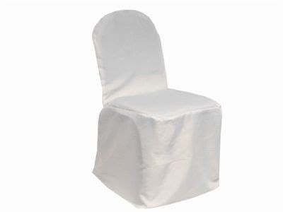 Chair Cover - Round (White) - Victorian Diamond Events