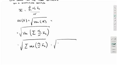 Standard Error Of The Sample Mean Formula at Mary Reilly blog