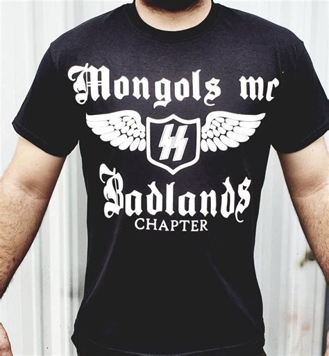 Mongols mc Badlands chapter in 2024 | Mc shirt, Mens tops, Mens tshirts