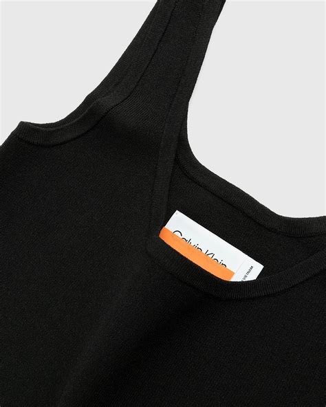 Heron Preston X Calvin Klein Womens Tank Dress Black Highsnobiety Shop