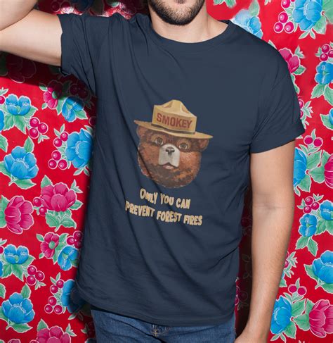 Smokey The Bear Retro Unisex T-Shirt – Silk & Ivy