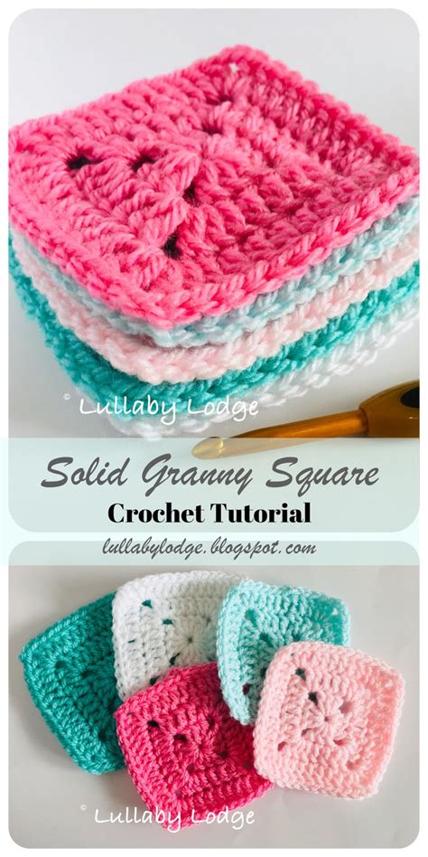 Learn How To Crochet Solid Granny Squares And What To Make With Them