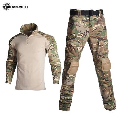 HAN WILD uniforme militar Multicam traje de camuflaje táctico militar