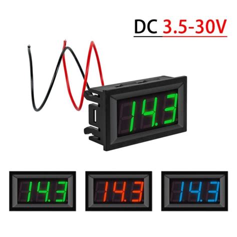 Duoji High Quality Digital Display Voltage Meter Digital Voltmeter Dc