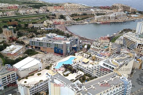 St Julians Aerial Paceville - Malta Photos