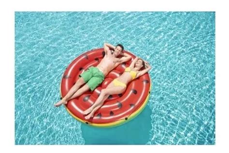 Colchoneta Flotador Inflable Sandia Gigante 188 Cm Bestway Envío gratis