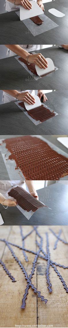 Tuto R Aliser Des B Tonnets Ondul S En Chocolat Chocolate