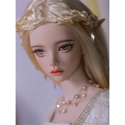 1 3 BJD Dolls Elf Ears Girl Bare Nude Resin Jointed Body Eyes Face