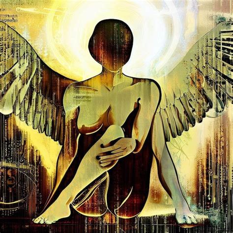 Premium AI Image Unreal Female Nude Naked Woman Angel Image To Print