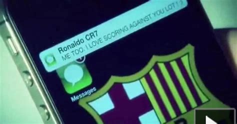 La Pelea De Messi Y Cristiano Ronaldo Por Sms Infobae