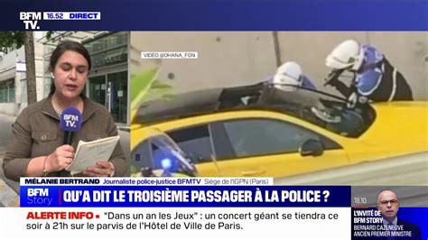 Mort De Nahel Le Troisième Passager De La Voiture Entendu Par Ligpn Est Particulièrement