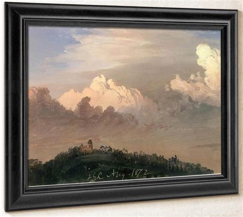 Clouds Over Olana By Frederic Edwin C Print, Canvas Art, Framed Print ...