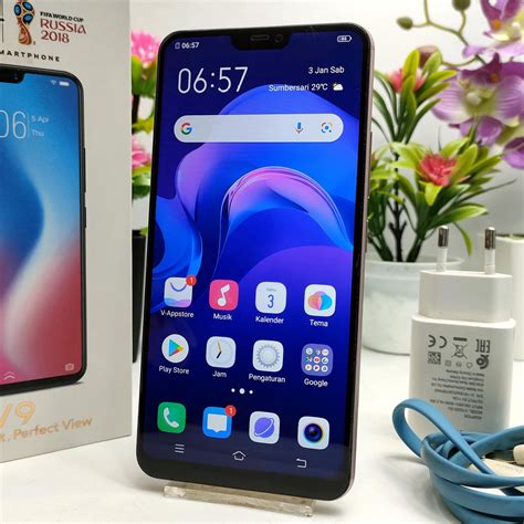 Jual Vivo V9 4 64GB Bekas SECOND Original Grs RESMI FULLSET BACA