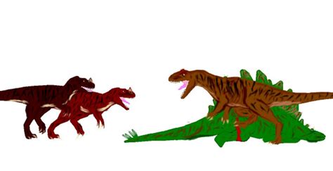 Allosaurus vs Ceratosaurus by PsycoSpotStudios on DeviantArt