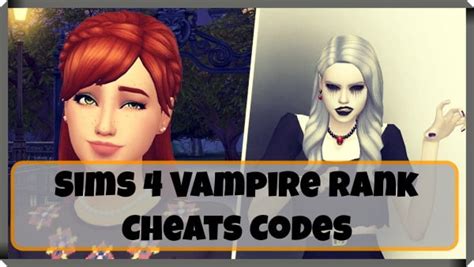 Sims 4 vampire cheats - fodblogger