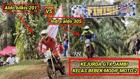 Aldo Bilkis Vs Indra Aldo Kelas Bebek Modifikasi Moto Kejurda Gtx