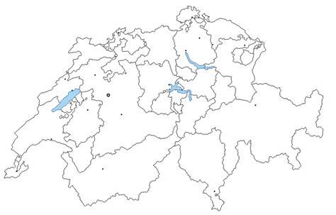 liste des  cantons suisses frontaliers suisse