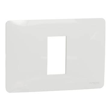 NU210118 - Cover frame, New Unica, 1 gang, 1 module, white | Schneider ...