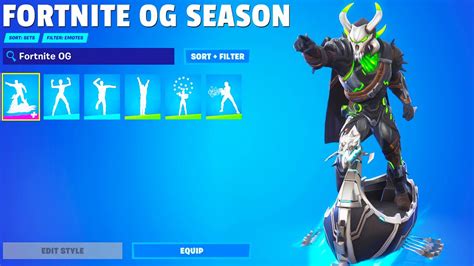 All Fortnite Og Season Dances And Emotes With Omegarok Skin Flashback Breakdown Lil Longboat