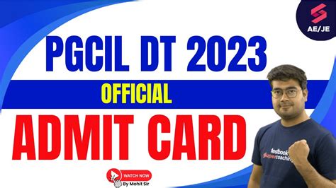 Finally Pgcil Admit Card Released Pgcil Diploma Trainee Admit