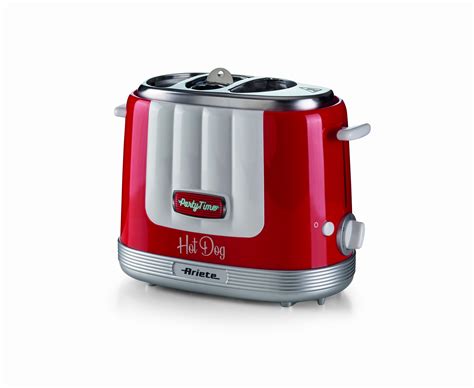 Hot Dog Maker Red| Party Time Hot Dog Machine | Ariete