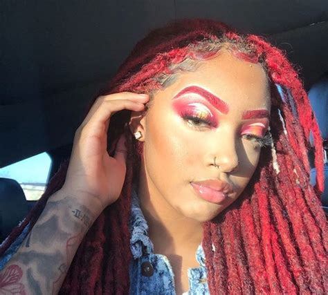 Snapchat Theslimgal Dreadlock Hairstyles Black Pretty Makeup