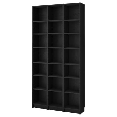 Книжный шкаф - BILLY IKEA/ БИЛЛИ ИКЕА,120х28х237 см, черный за 39102 ...
