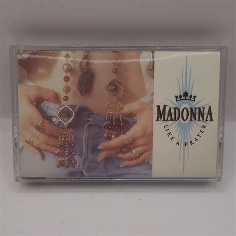 Like A Prayer By Madonna Cassette Tape 1989 Sire Records Vintage Tape 75992584449 Ebay