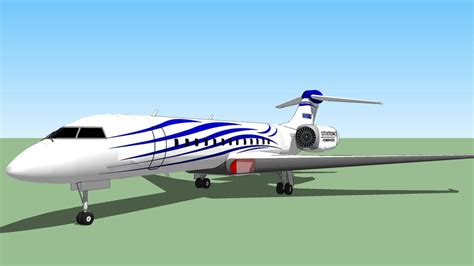 Cessna Citation Hemisphere Business Jet Aeroplane Air Craft 3d