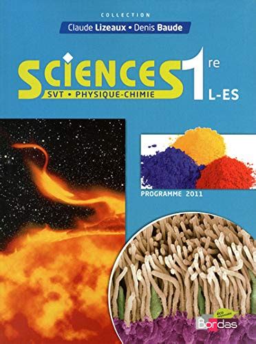 Sciences Svt Physique Chimie Re L Es Manuel Grand Format Programme