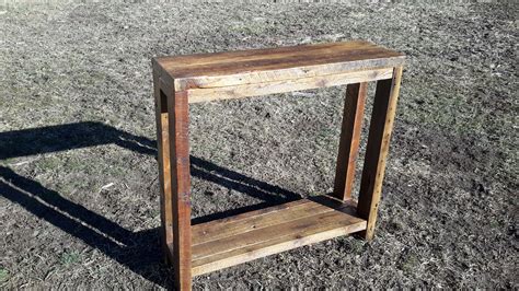 Hand Made Reclaimed Barnwood Sofa Table Made In Montana By 406rustic