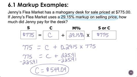 61 Practice Using The Markup Formula Youtube