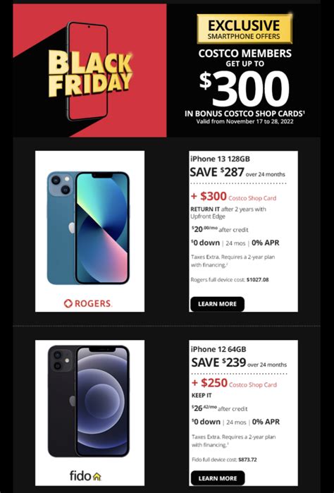 Costco Black Friday Cell Phone Deals Save Money In Winnipeg