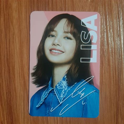 Photocard BLACKPINK X OREO OFFICIAL JENNIE ROSE JISOO LISA OREO X