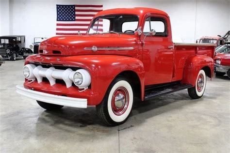 1952 Ford F2 2099 Miles Red Pickup Truck Flathead V8 5 Speed Manual Classic Ford Other Pickups