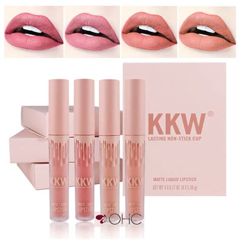 Pcs Kit Lip Gloss Matte Set Lip Tint Korean Stain Liquid Lipstick