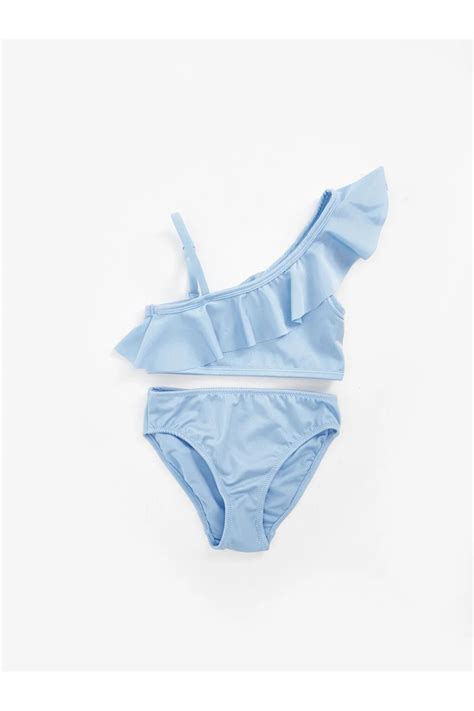 LC Waikiki LCW ECO Fırfır Detaylı Kız Çocuk Bikini Fiyatı Yorumları