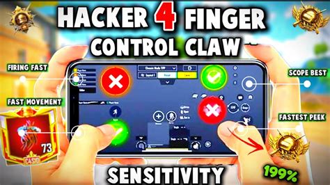 Hacker Finger Control Claw Pubg Mobile Best Finger Settings