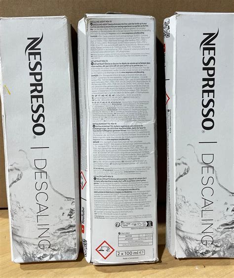 Nespresso Descaling Solution~PACK OF 3- Fits all Models~2x100 ml ...