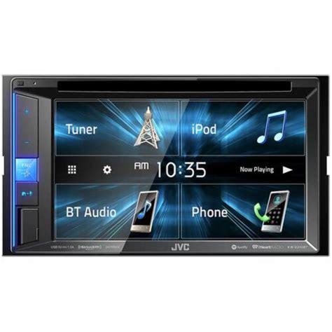 Jvc Kwv Double Din Touchscreen Multimedia Dvd Receiver With